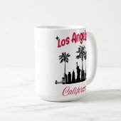 Los Angeles California Kaffeetasse (VorderseiteRechts)