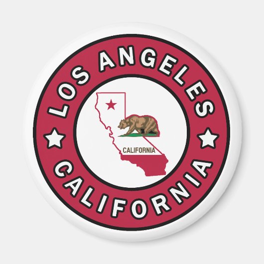 Los Angeles California Magnet (Vorne)