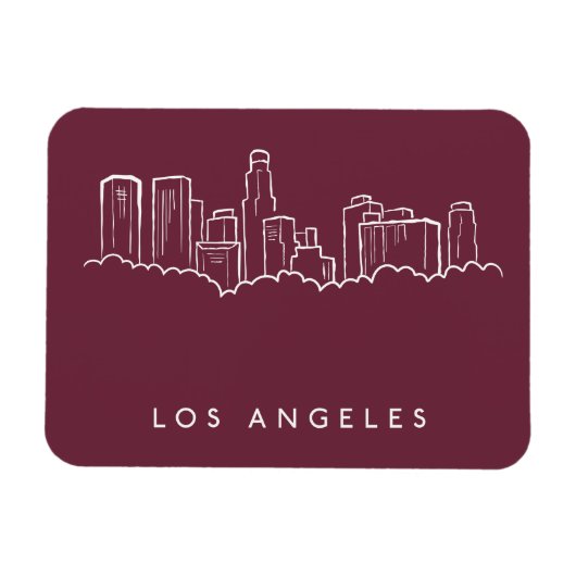 Los Angeles California Magnet (Horizontal)