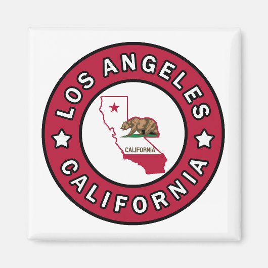 Los Angeles California Magnet (Vorne)