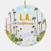 Los Angeles California Ornament (Hinten)