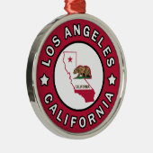 Los Angeles California Ornament Aus Metall (Rechts)