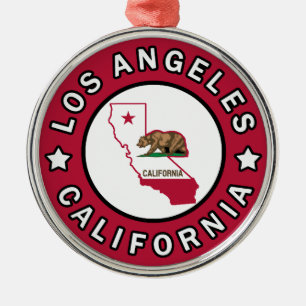 Los Angeles California Ornament Aus Metall