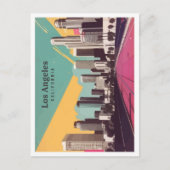 Los Angeles California Pop Kunst, Dichtung und Mus Postkarte (Vorderseite)