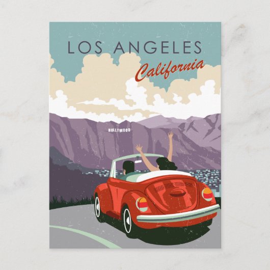 Los Angeles California Postcard Postkarte (Vorderseite)