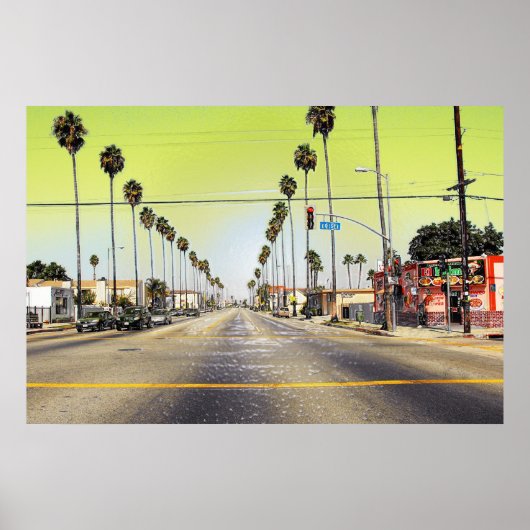 Los Angeles California Poster (Vorne)