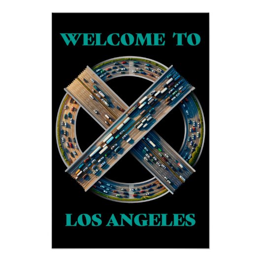 Los Angeles California Poster (Vorderseite)