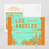 Los Angeles California Postkarte (Vorne/Hinten)