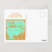 Los Angeles California Postkarte (Rückseite)