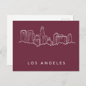 Los Angeles California Postkarte (Vorne/Hinten)