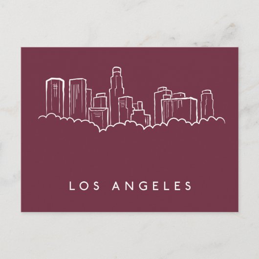 Los Angeles California Postkarte (Vorderseite)