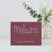 Los Angeles California Postkarte (Stehend Vorderseite)