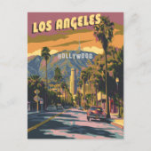 Los Angeles California Postkarte (Vorderseite)