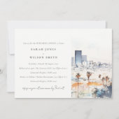 Los Angeles California Probe Abendessen Einladung (Vorderseite)