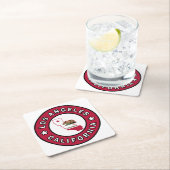 Los Angeles California Rechteckiger Pappuntersetzer (Vor Ort)