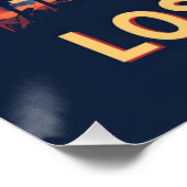 Los Angeles California Retro Travel Poster (Ecke)