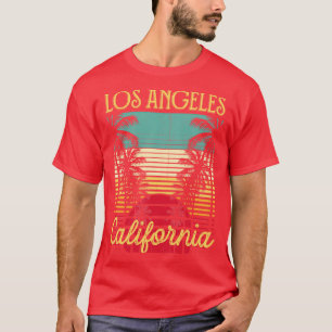 Los Angeles California Retro Vintage Palmen T-Shirt