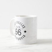 Los Angeles California Route 66 Kaffeetasse (Vorderseite Links)