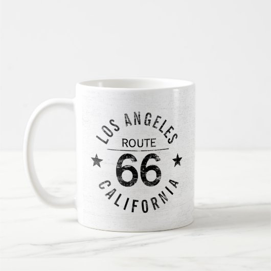 Los Angeles California Route 66 Kaffeetasse (Links)