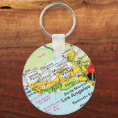 Los Angeles, California Schlüsselanhänger (Vorderseite)