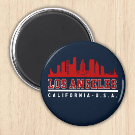 Los Angeles California Skyline City Magnet