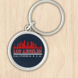 Los Angeles California Skyline City Schlüsselanhänger