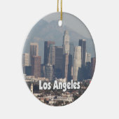 Los Angeles California Skyline Keramik Ornament (Rechts)