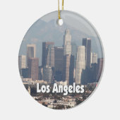 Los Angeles California Skyline Keramik Ornament (Links)
