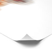 Los Angeles California Skyline Poster (Ecke)