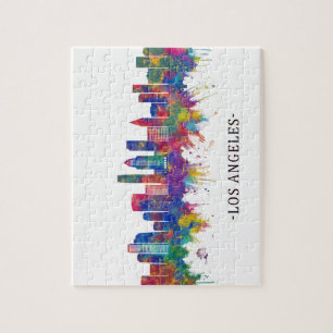 Los Angeles California Skyline Puzzle