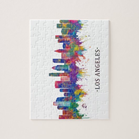 Los Angeles California Skyline Puzzle (Vertikal)