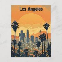 Los Angeles California Skyline Urlaubserinnerungen