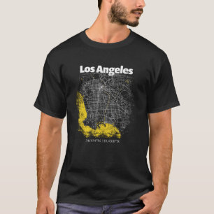 Los Angeles California Street Map Heimat Pride S T-Shirt