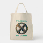 Los Angeles California Tragetasche (Rückseite)