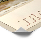 Los Angeles California TWA Trans World Airlines Poster (Ecke)