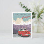 Los Angeles California USA Berühmter Reiseort Postkarte (Stehend Vorderseite)