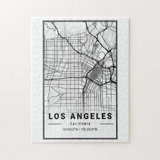 Los Angeles California USA Cities Travel Puzzle (Vertikal)