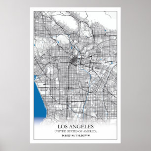 Los Angeles California USA Reisen Poster