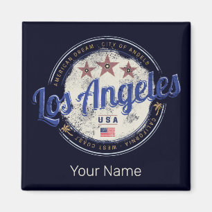 Los Angeles California USA Vintage Westküste Magnet