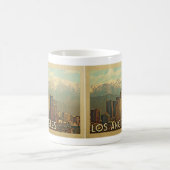 Los Angeles California Vintage Travel Kaffeetasse (Mittel)