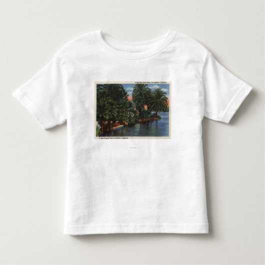 Los Angeles, CaliforniaA schöne Park-Szene Kleinkind T-shirt (Vorderseite)