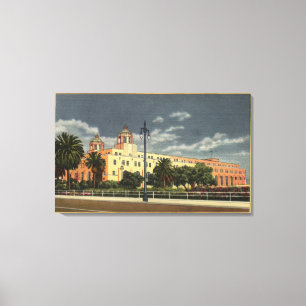 Los Angeles, CaliforniaPost Büro--Anschluss Leinwanddruck