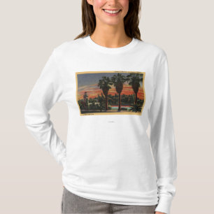 Los Angeles, CaliforniaSunset im Echo-Park T-Shirt