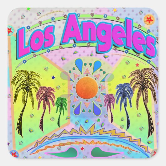 Los Angeles Calm Desire Sticker (Vorderseite)