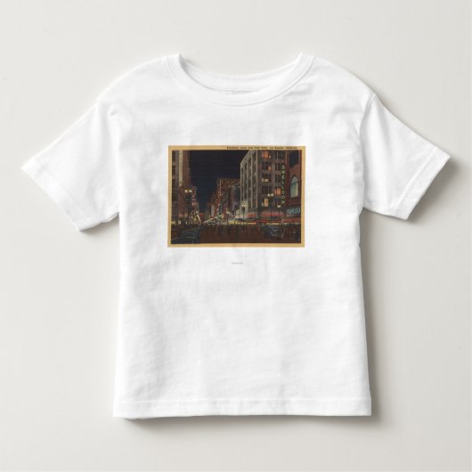 Los Angeles, CASouth Ansicht von Broadway von 6. Kleinkind T-shirt (Vorderseite)