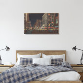 Los Angeles, CASouth View of Broadway vom 6. Leinwanddruck (Insitu (Schlafzimmer))