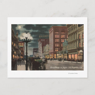Los Angeles, CAStreet View of Broadway Postkarte