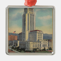 Los Angeles, CAView von Rathaus und von