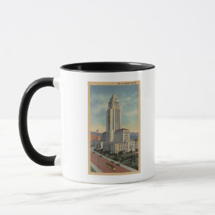 Los Angeles, CAView von Rathaus und von Tasse