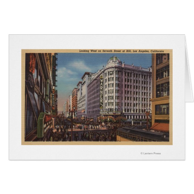 Los Angeles, CAView von Warner Bros. auf der 7th S (Vorderseite (Horizontal))